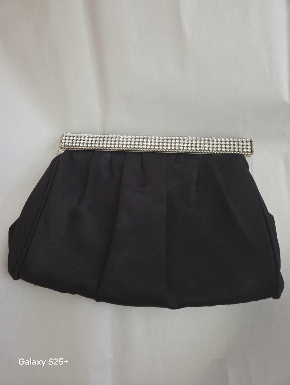 Black Satiny Clutch